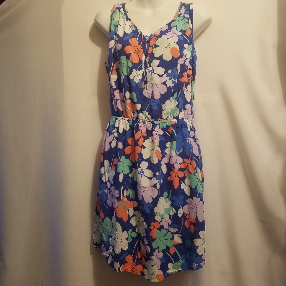 GAP FLORAL SLEEVELESS SUMMER DRESS